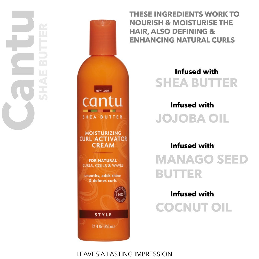 Cantu Shea Butter for Natural Hair Moisturizing Curl Activator Cream
