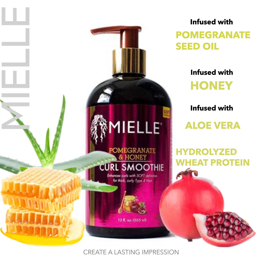 Mielle Organics Fugtgivende granatæble & honningkrøllesmoothie