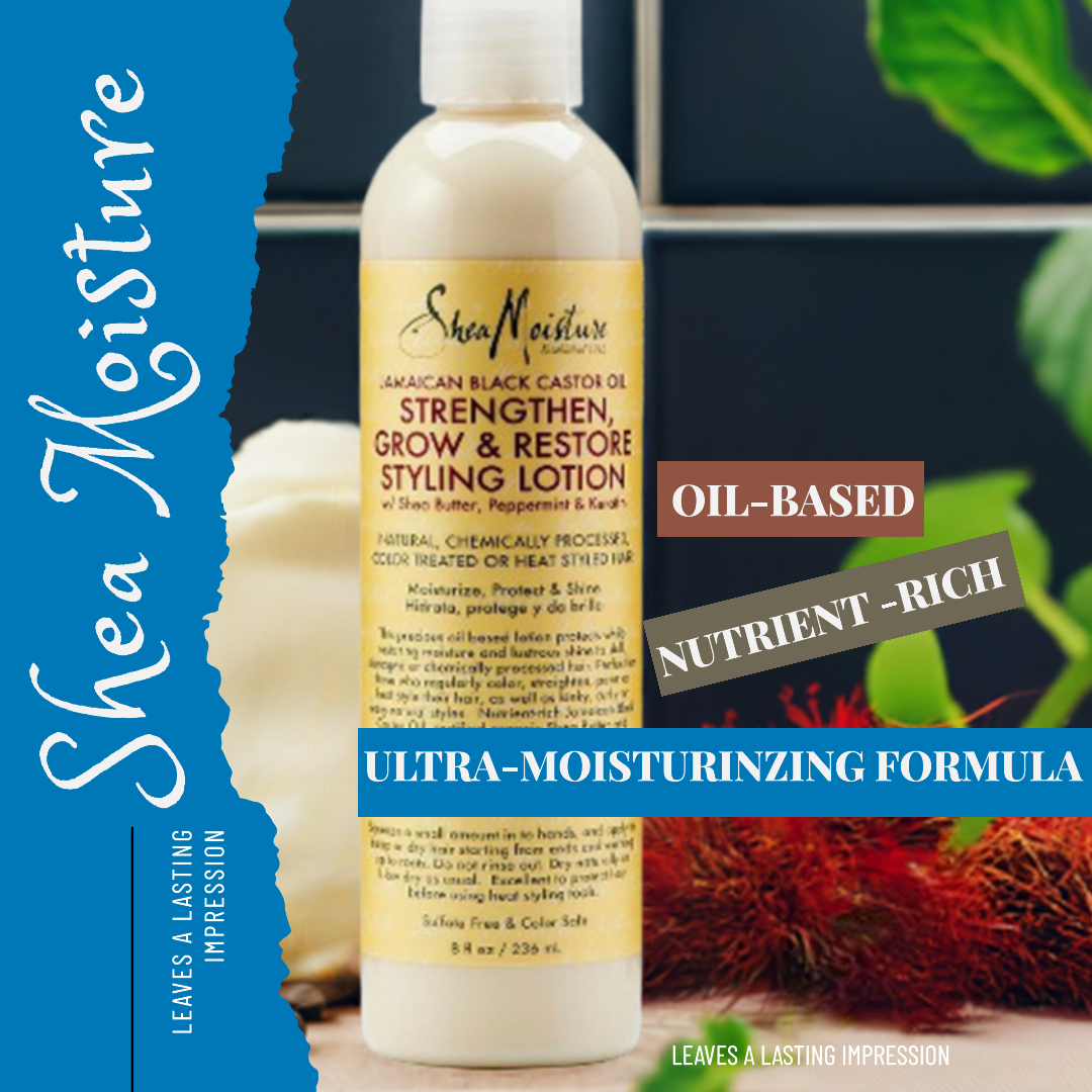 Shea Moisture Jamaican Black Castor Oil Strengthen & Restore Styling Lotion