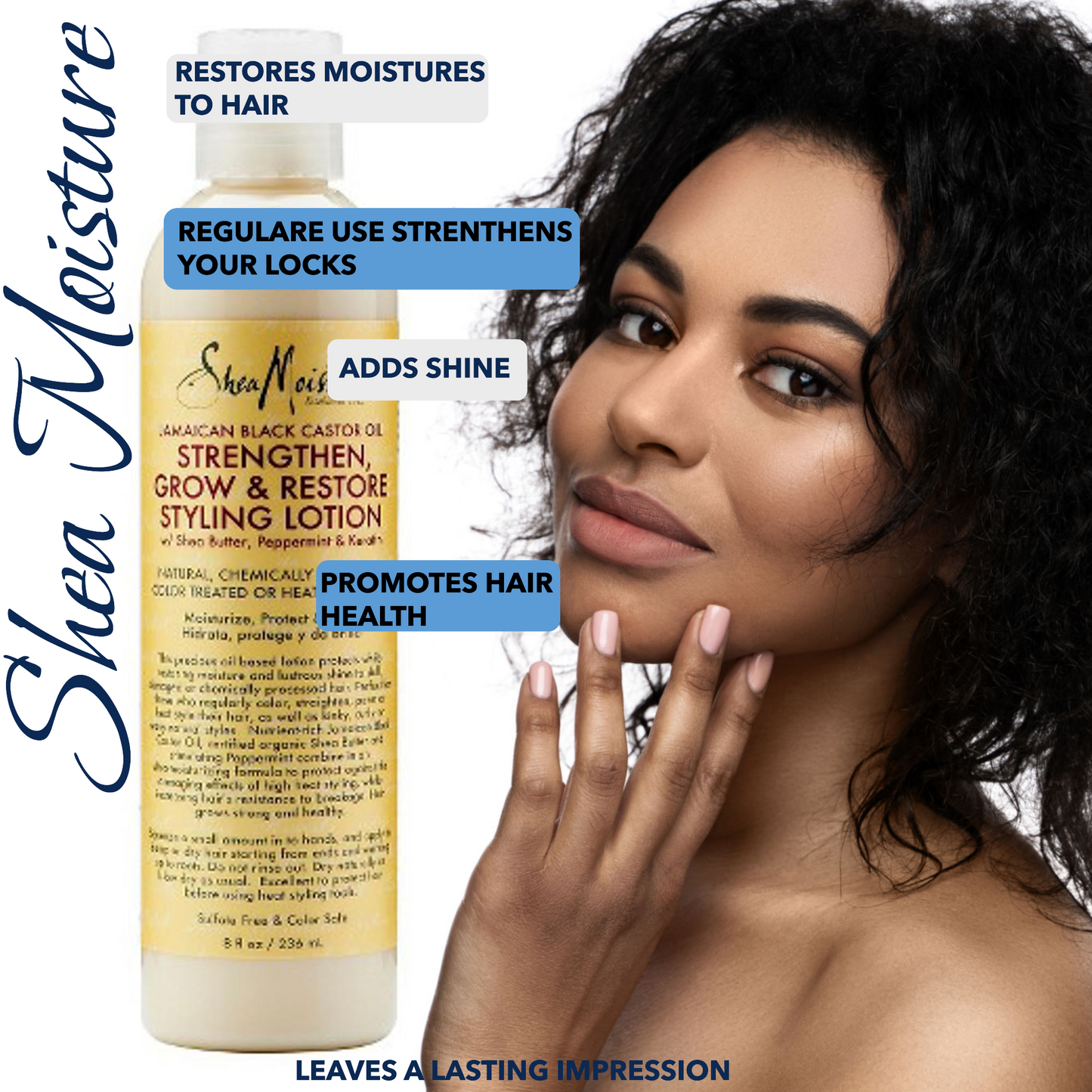 Shea Moisture Jamaican Black Castor Oil Strengthen & Restore Styling Lotion