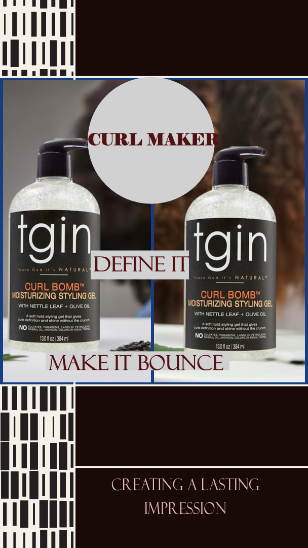 TGIN Curl Bomb Moisturizing Styling Gel