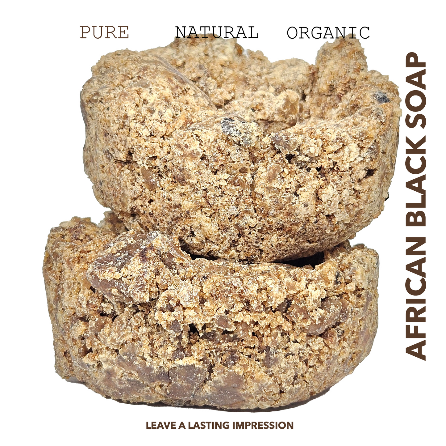 PURE & ORGANIC AFRICAN BLACK SOAP