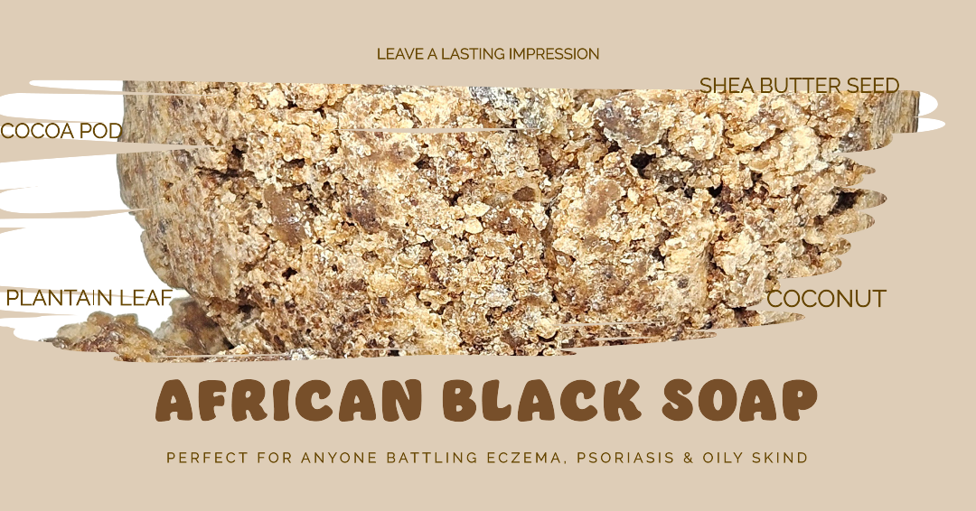 PURE & ORGANIC AFRICAN BLACK SOAP