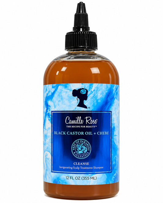 Camille Rose Black Castor Oil + Chebe Cleanse Shampoo