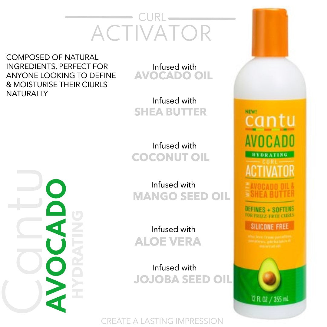 Cantu Avocado Hydrating Curl Activator Cream