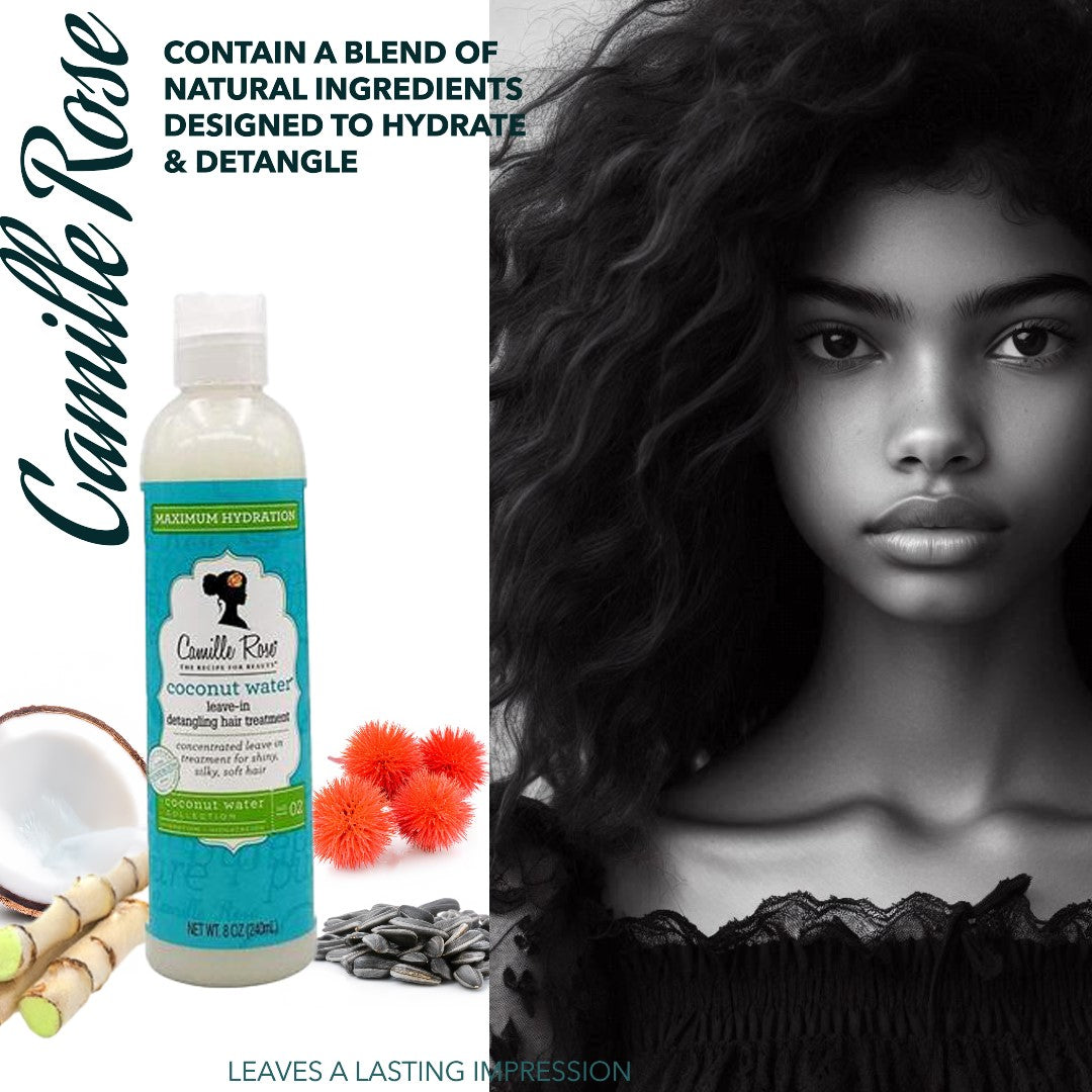 Camille Rose Coconut Water Leave In Detangler Treatment