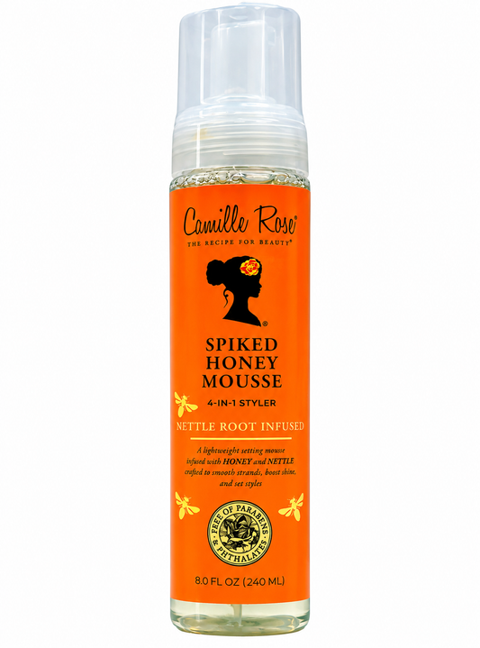 Camille Rose Spike Honey Mousse 4-in-1 – Curl Defining Hair Mousse