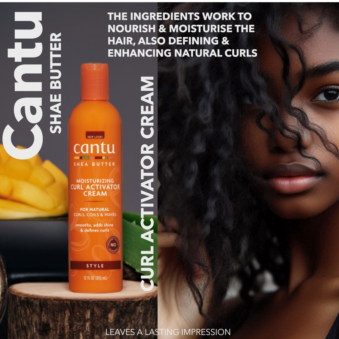 Cantu Shea Butter for Natural Hair Moisturizing Curl Activator Cream