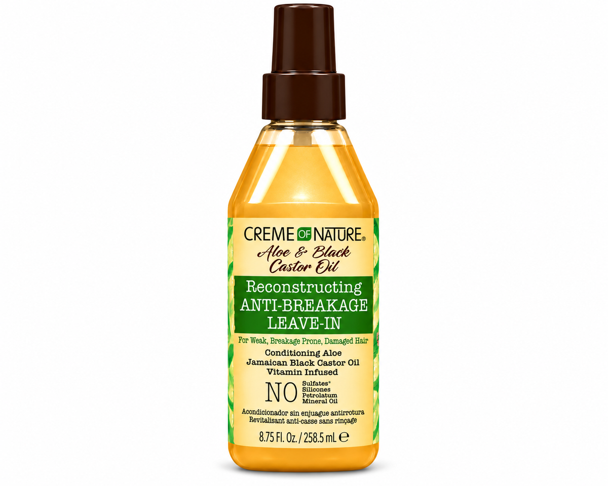 Creme of Nature Aloe Vera & Black Castor Oil Anti-Breakage Leave-In-Conditioner