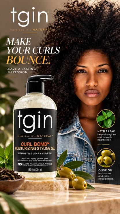 TGIN Curl Bomb Moisturizing Styling Gel