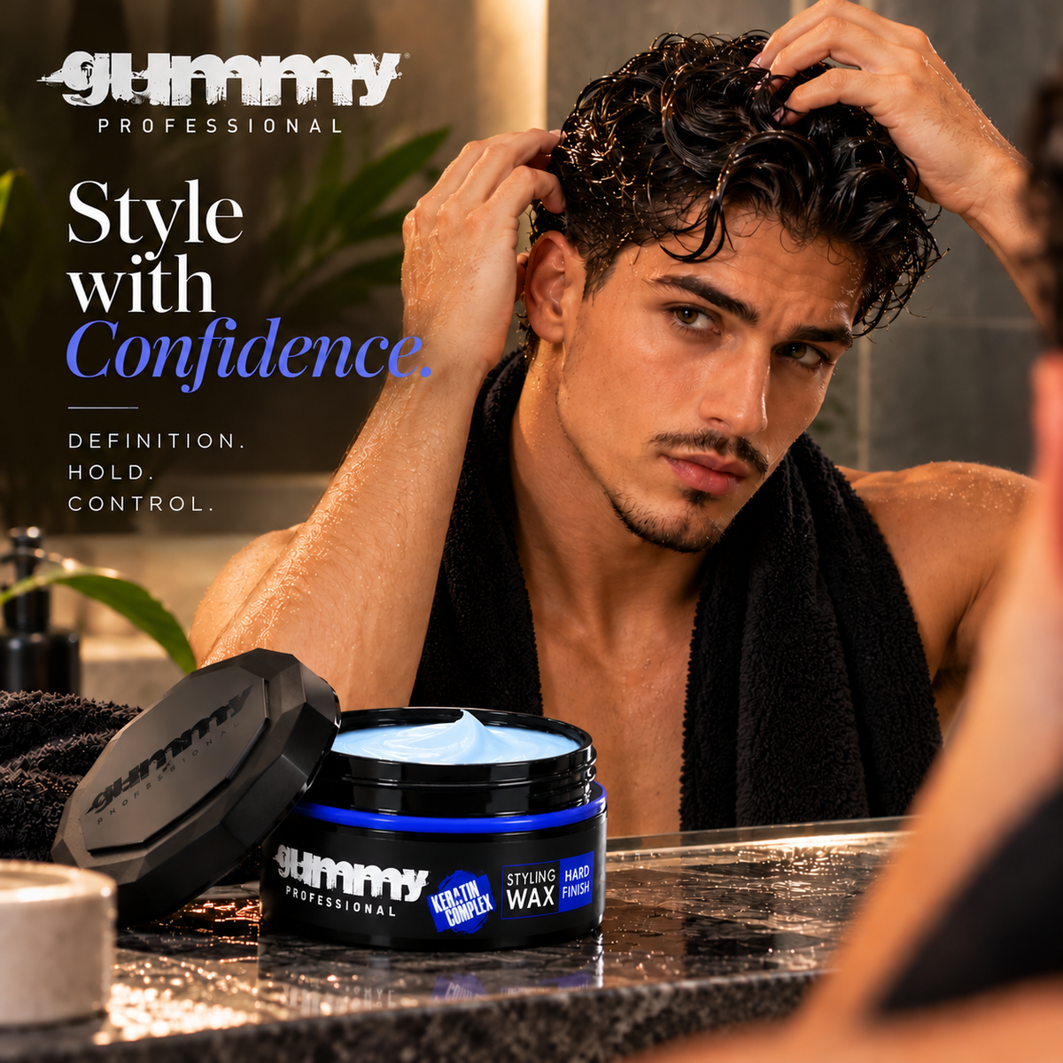GUMMY Styling Wax Keratin Complex Hard Finish