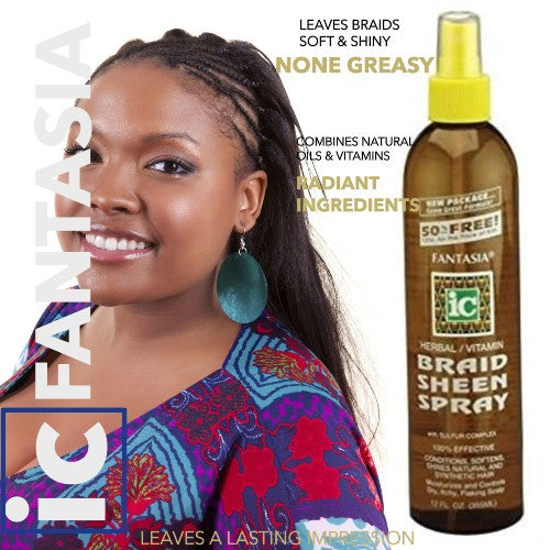 IC Fantasia Braid Sheen Spray | Healthy Braid & Moisture