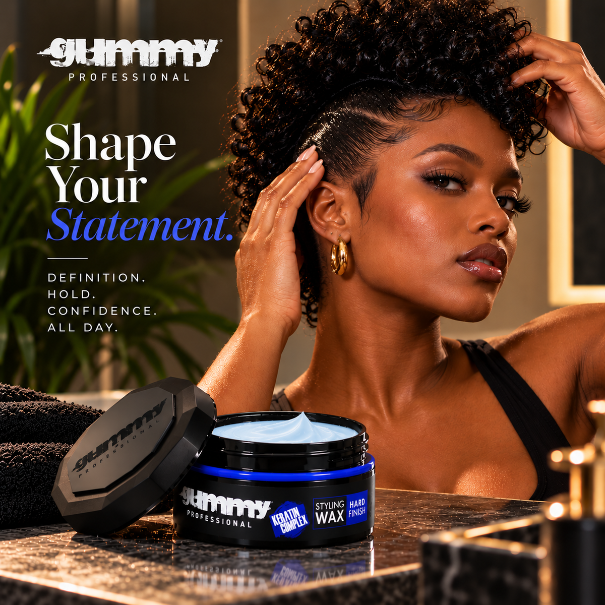 GUMMY Styling Wax Keratin Complex Hard Finish