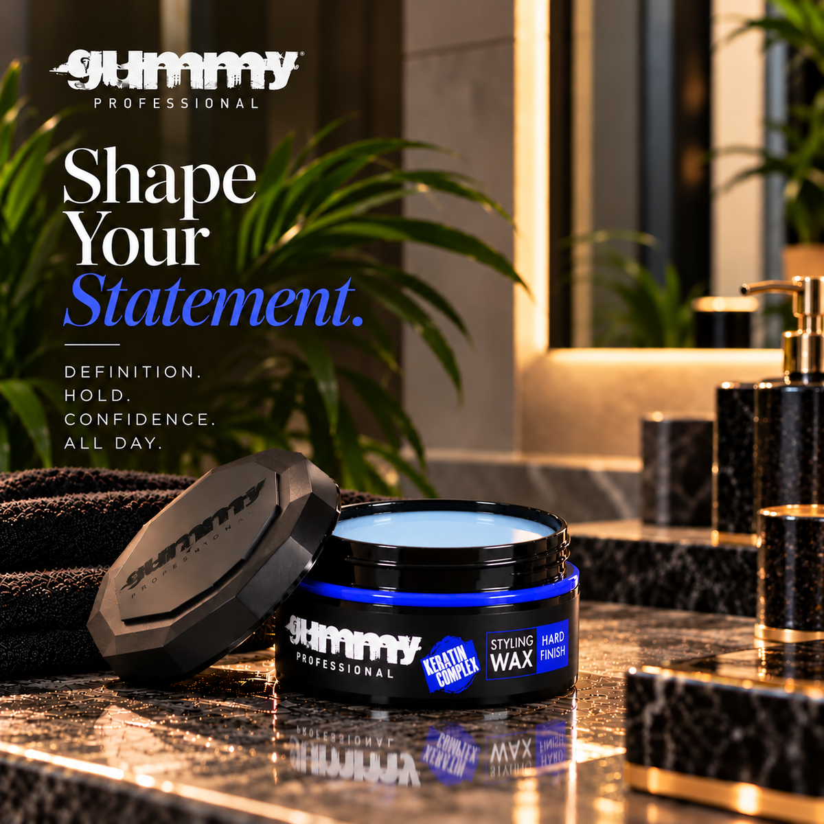 GUMMY Styling Wax Keratin Complex Hard Finish