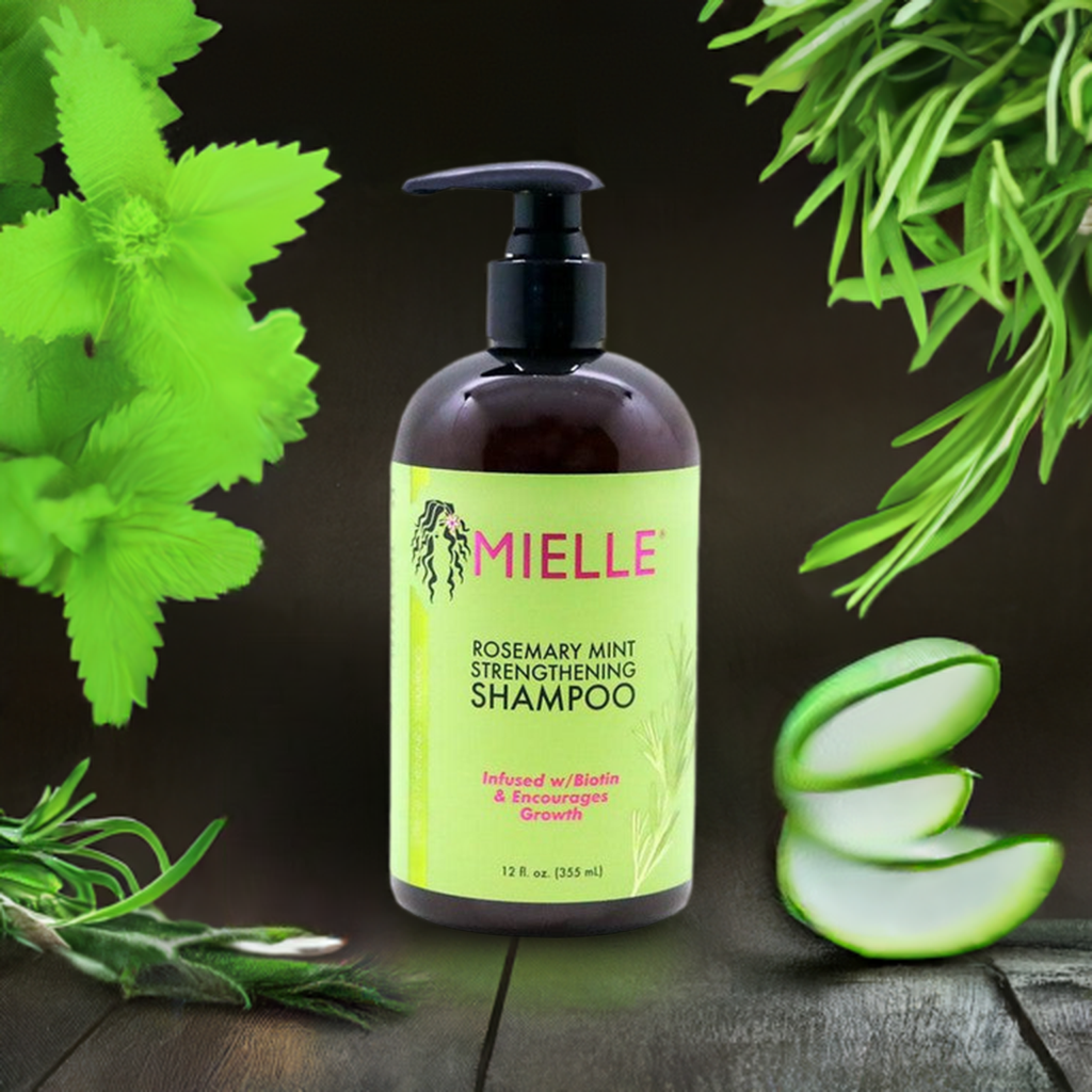 Mielle Organic Rosemary Mint Strengthening Shampoo - Omii hair Ltd