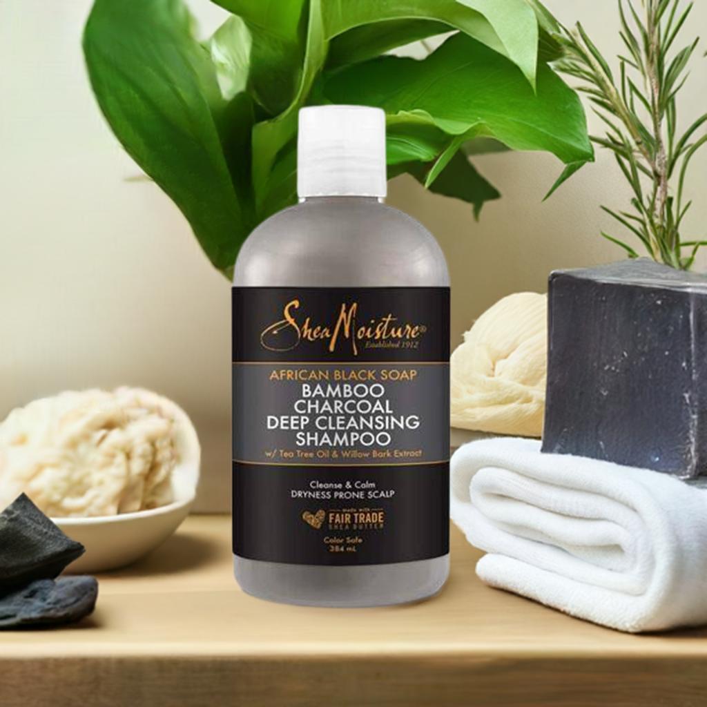 Shea Moisture African Black Soap Deep Cleansing Shampoo - Omii Hair Ltd