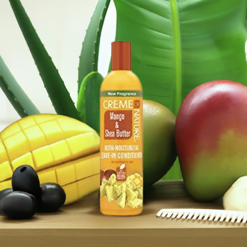 Creme of Nature Mango & Shea Butter Leave in Conditioner - Omii Hair Ltd.