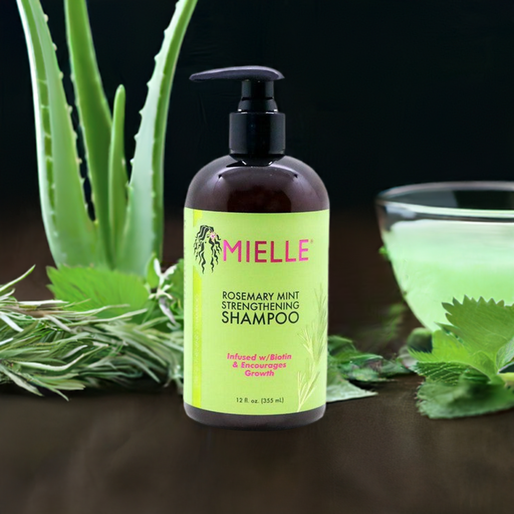 Mielle Organic Rosemary Mint Strengthening Shampoo - Omii hair Ltd