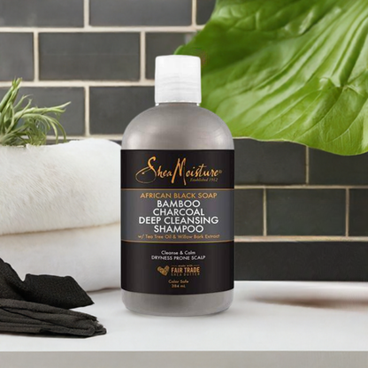 Shea Moisture African Black Soap Deep Cleansing Shampoo - Omii Hair Ltd