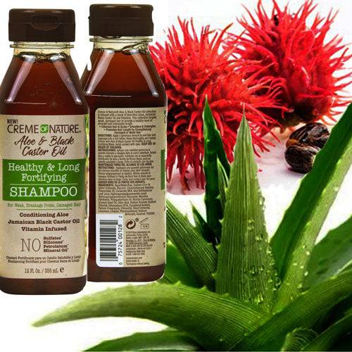 Creme Of Nature Aloe & Black Castor Oil Shampoo - Omii Hair Ltd